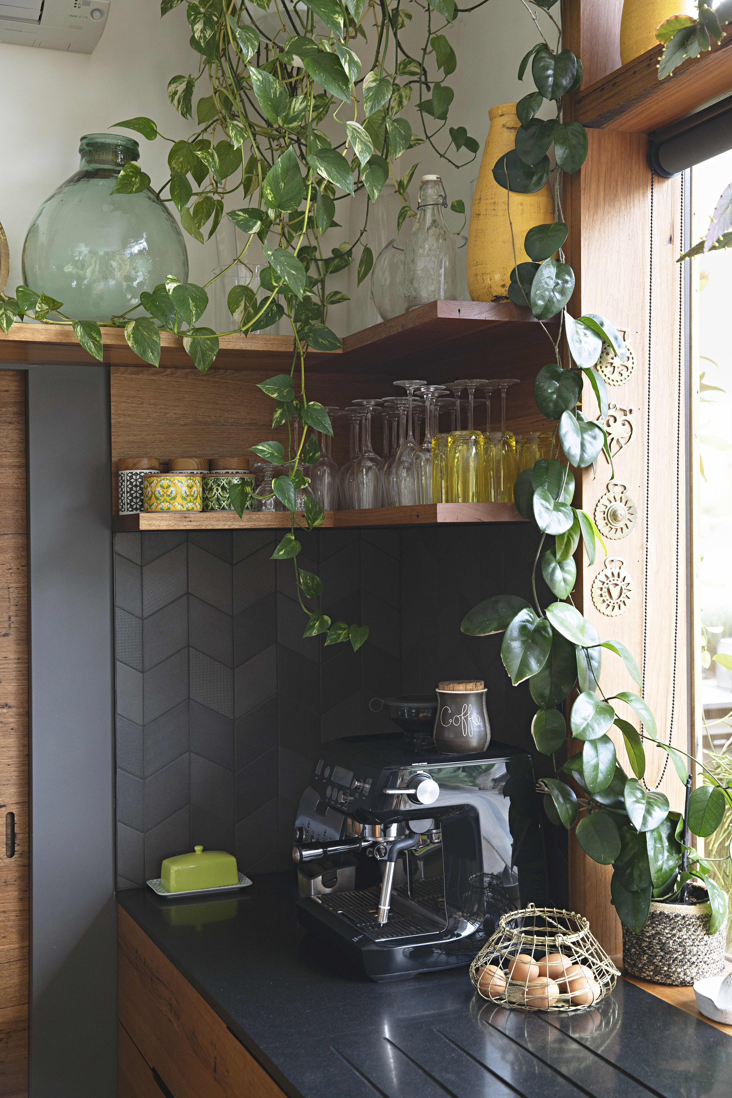 Modern Plant Filled Handmade Furniture Australia Home Tour | Apartment